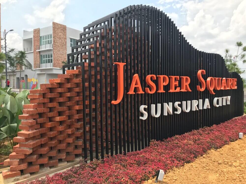 jasper square monument sign