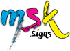 MSK Signs logo