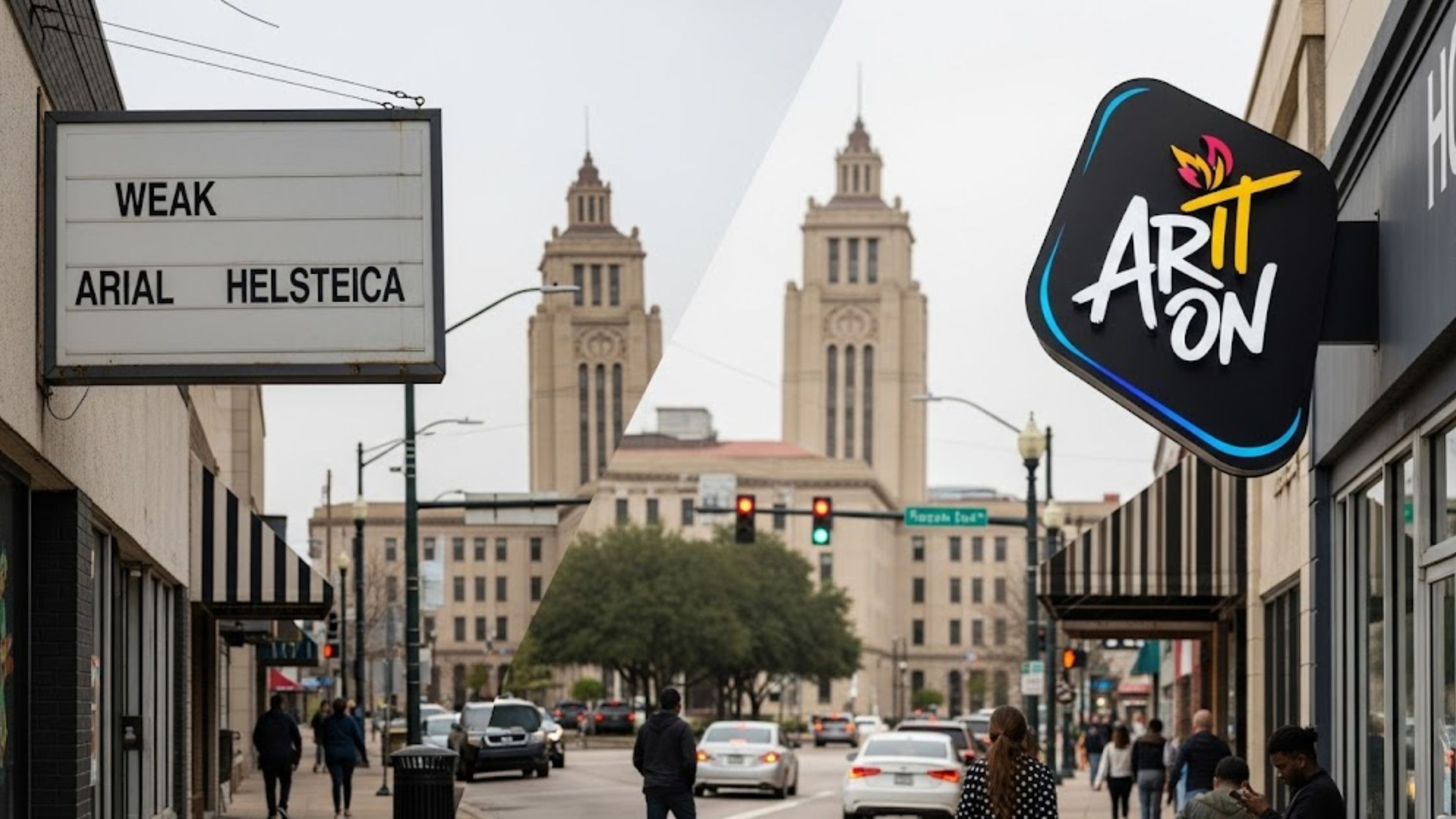 How Custom Signage Strengthens Brand Identity in Houston